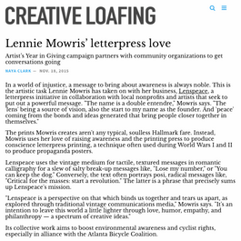 Lennie Mowris’ Letterpress Love